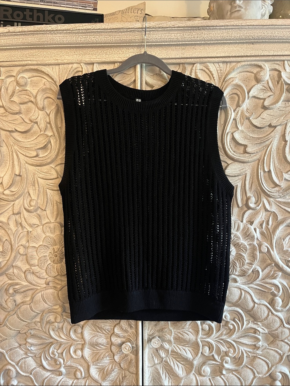 Uniqlo Black Mesh Tank